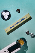 Deep vanilla coffee