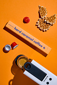 Hard caramel coffee